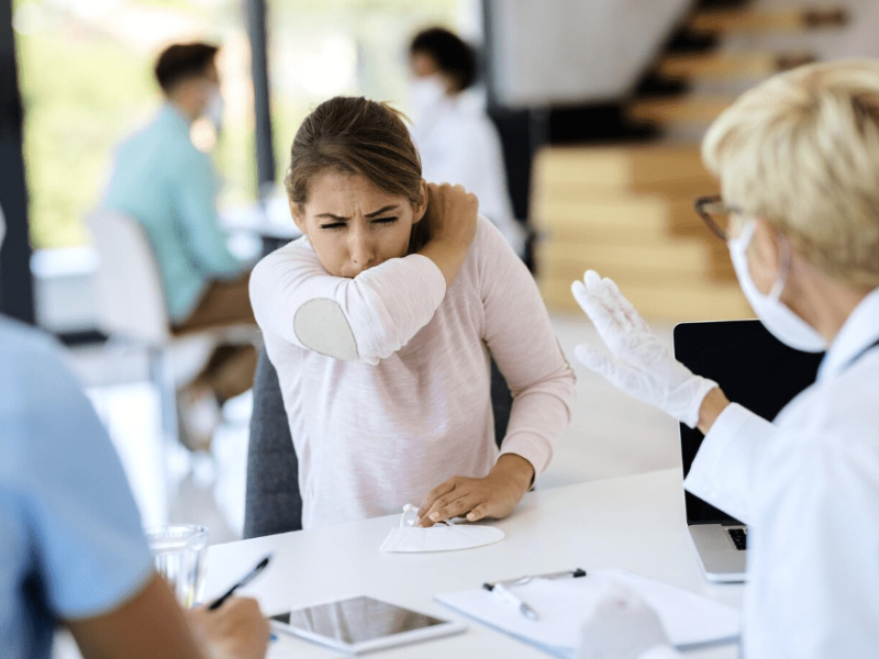 woman suffering and requiring panic attack treatment